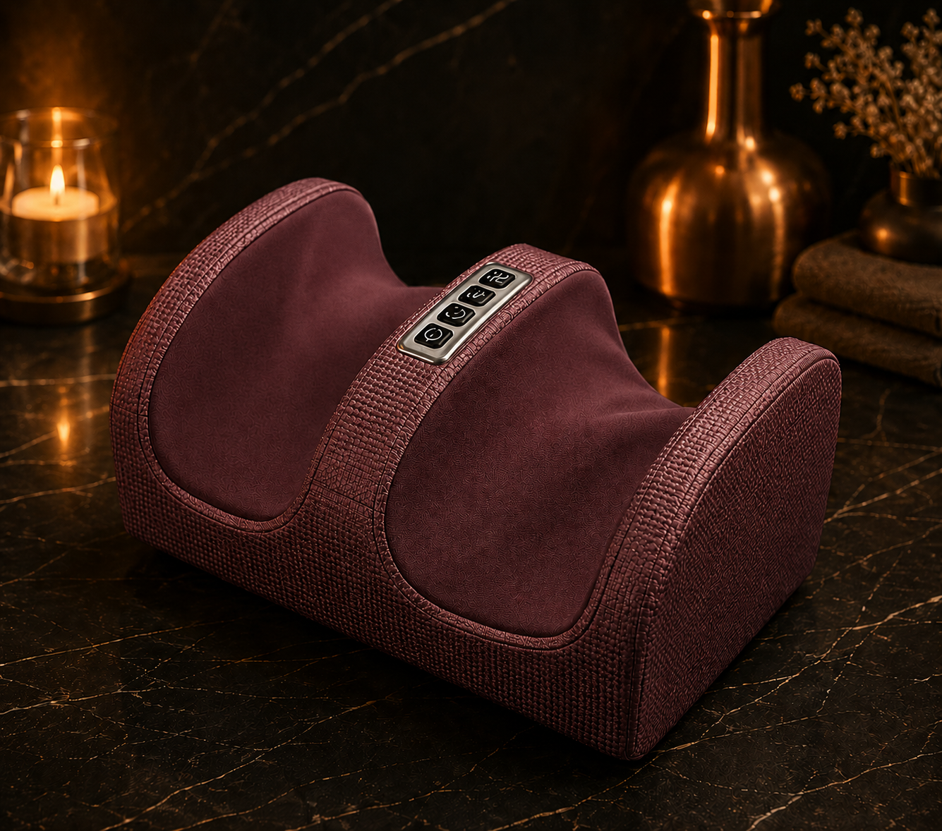 Shiatsu Foot Massager — 12 3D Balls with Heat and Vibration