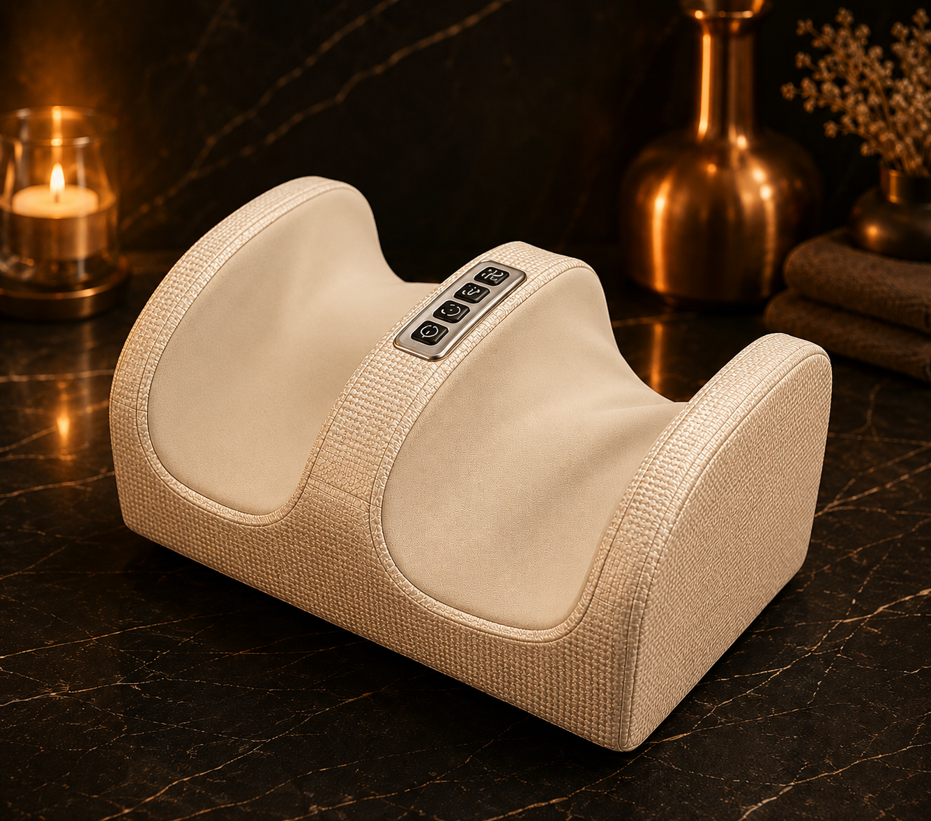 Shiatsu Foot Massager — 12 3D Balls with Heat and Vibration